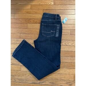 NWT M Jeans Classic Straight Leg Dark Wash Jeans Size 10 Regular